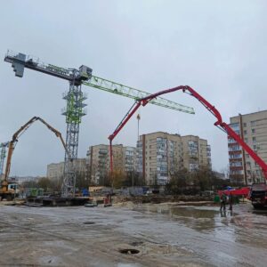 Автобетононасос со стрелой 36-52метра